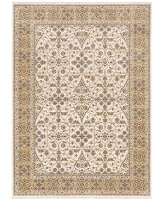 Maharaja 1J Ivory and Gold 3'3" x 5' Area Rug