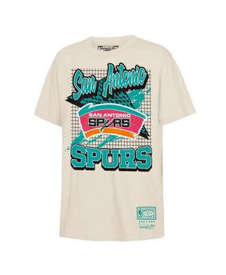 Toddler Mitchell Ness Natural San Antonio Spurs Retro Wizard T-Shirt