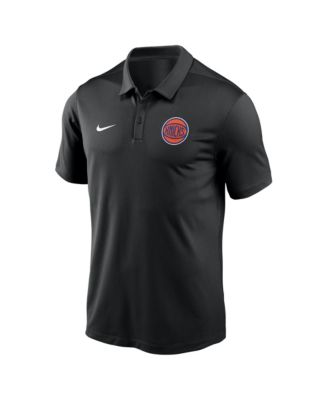 Men's Black New York Knicks Dri-FIT Victory Polo