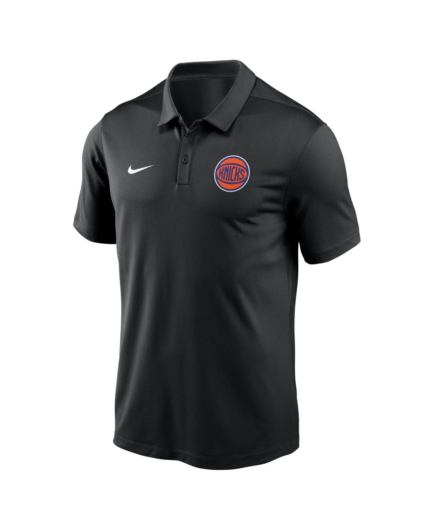 Men's Black New York Knicks Dri-FIT Victory Polo