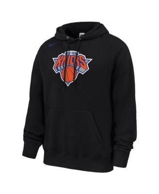 Men's Black New York Knicks Club Fleece Hoodie