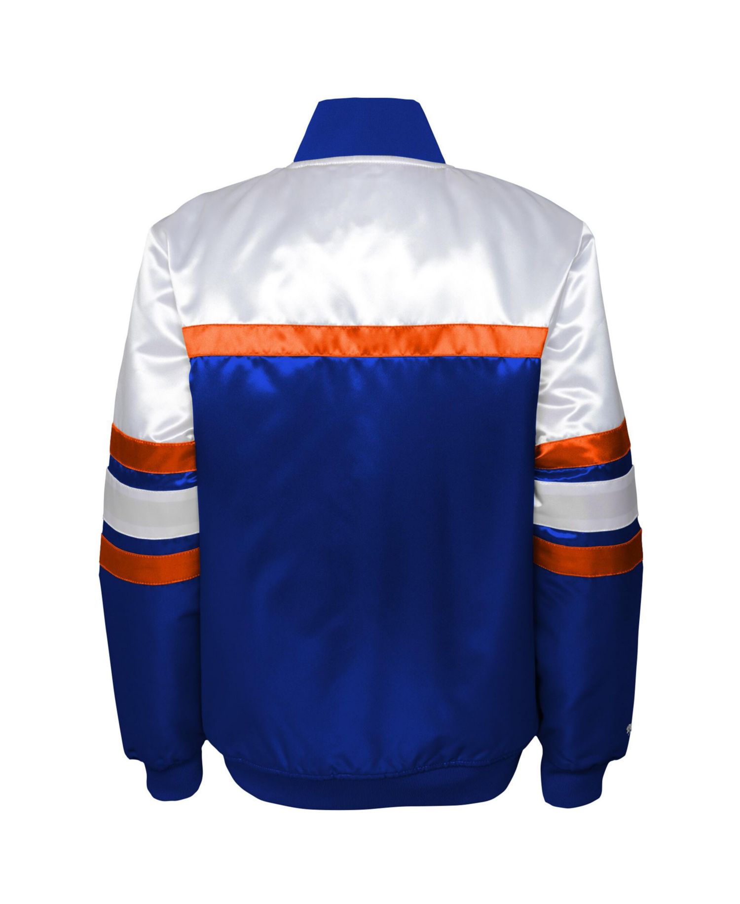 Preschool Mitchell Ness Blue New York Knicks Head Coach Satin Full-Snap Jacket
