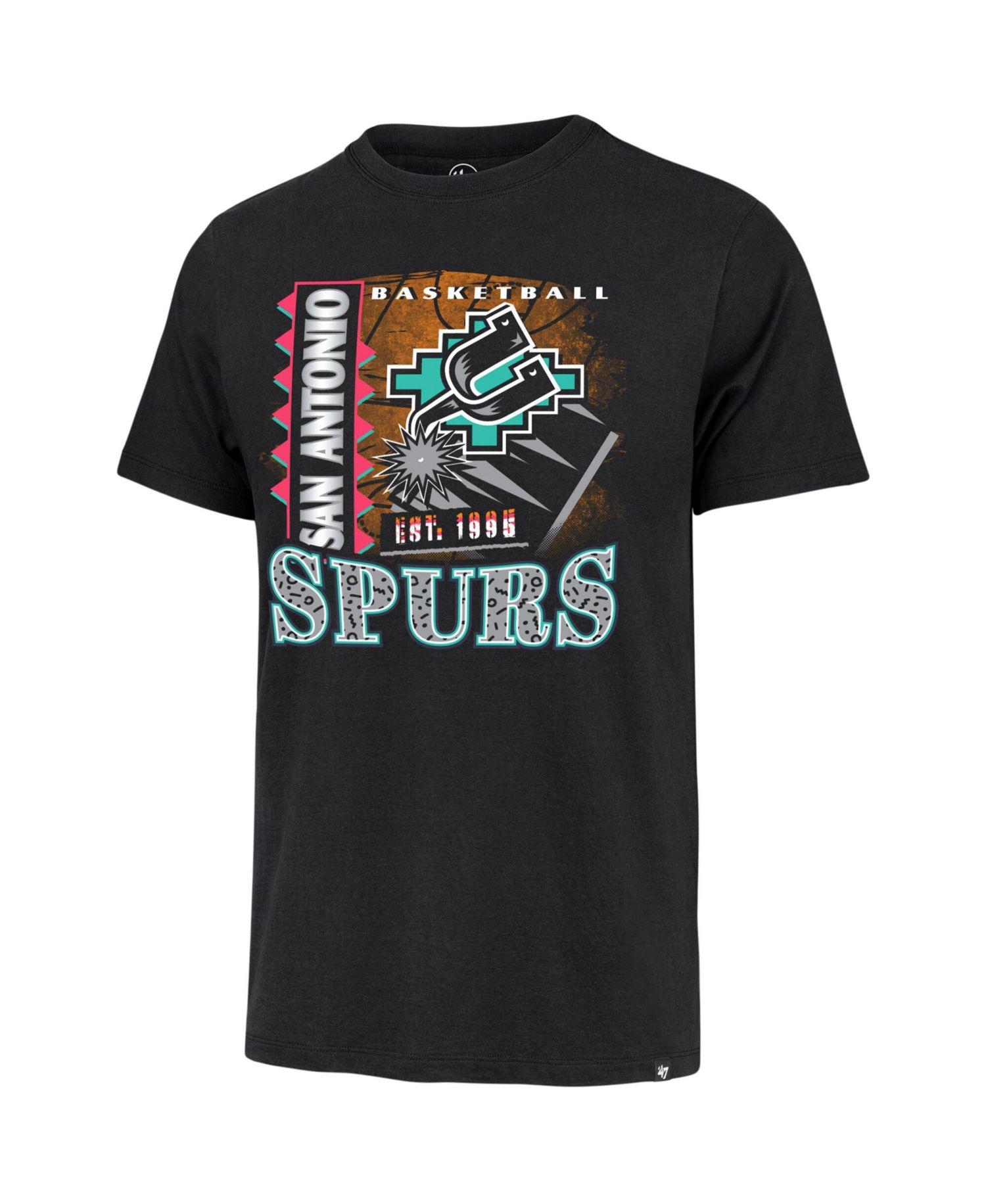 Men's Black San Antonio Spurs Big & Tall T-Shirt