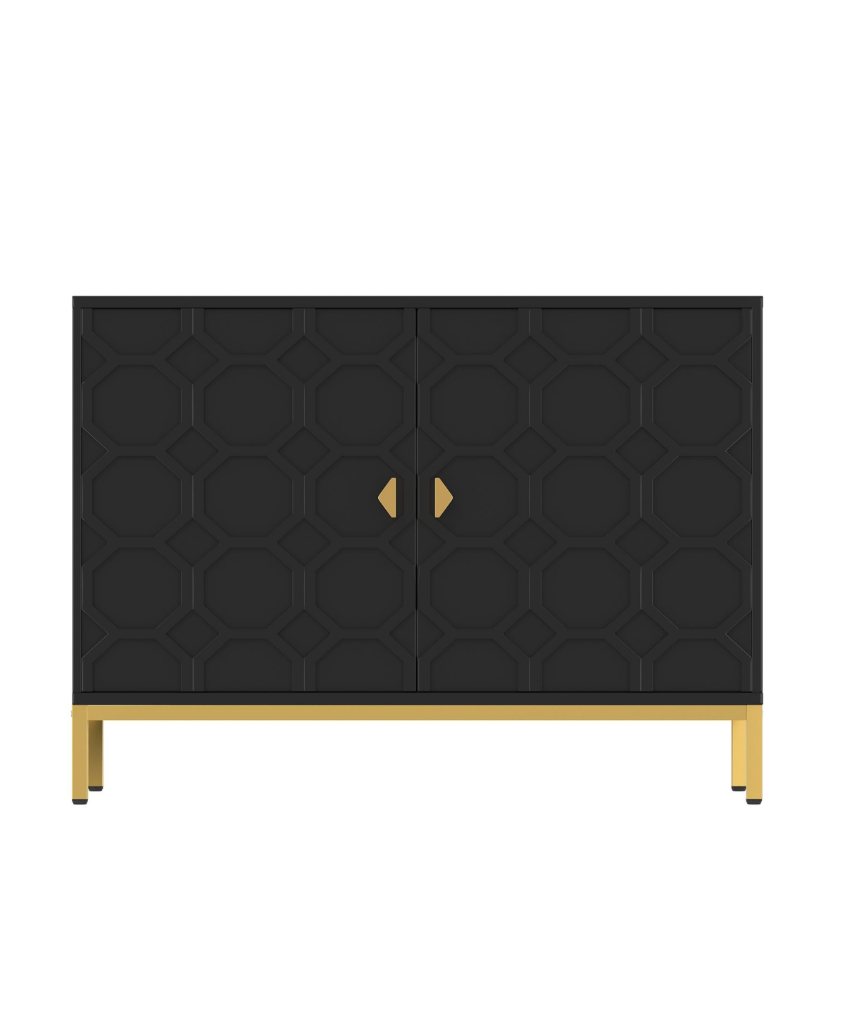 Clihome Freestanding Storage Cabinet -Door Accent