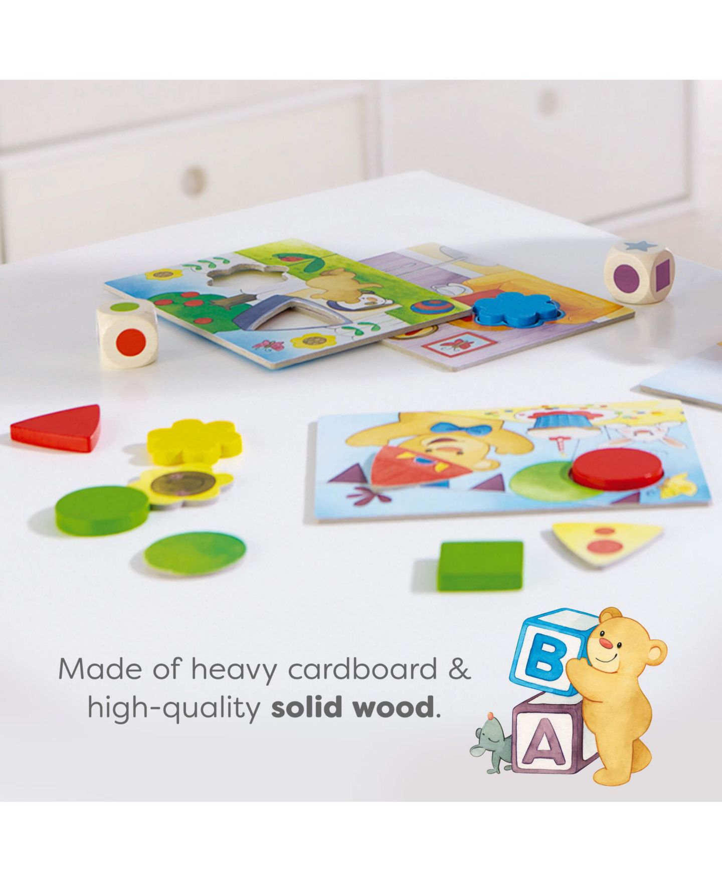 Детские игрушки Haba My Very First Games - Teddy's Colors and Shapes — фото 4