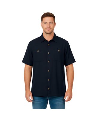 Men's Short-Sleeve Linen Shirt