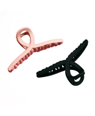 Loop Claw Clip Duo - Gentle Hold Accessory for All Hair Types - Non-Slip, Firm Grip Design for Daily Styling - (2 Pack)