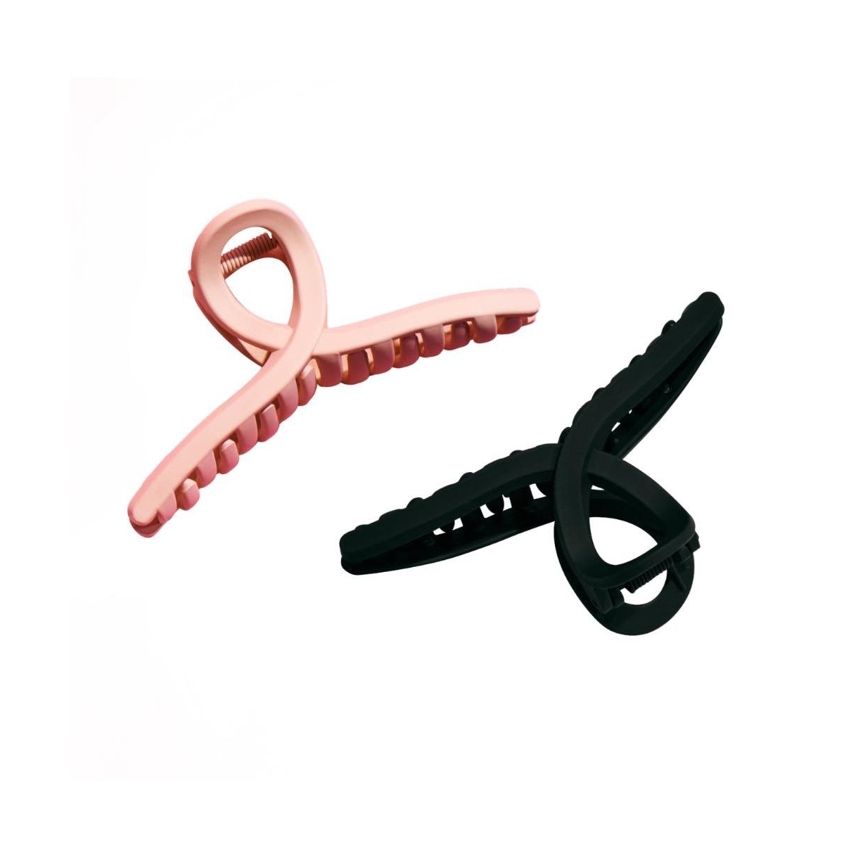 Gimme Beauty Loop Claw Clip Duo - Gentle Hold Accessory for All Hair Types - Non-Slip, Firm Grip Design for Daily Styling