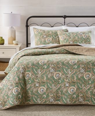 Venetian Vine Quilted 3-Piece Quilt Set, King