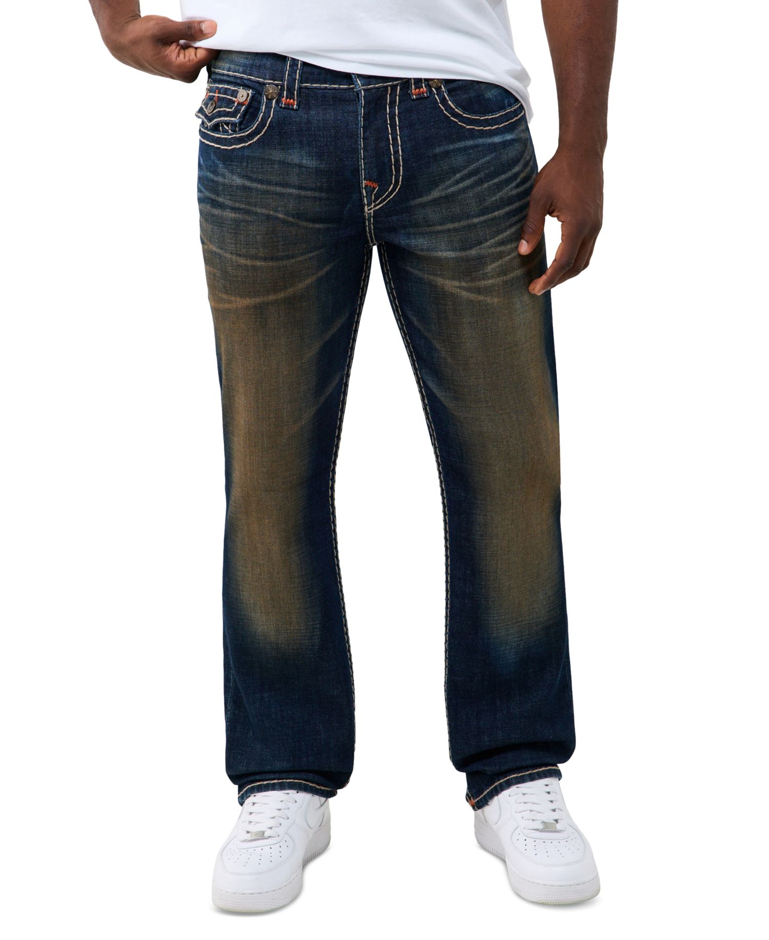 Men's Ricky Straight Super T Flap Jeans