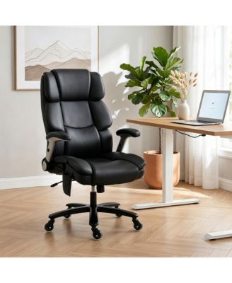 400LBS Office Chair with Airbag Lumbar Support, Desk Chair