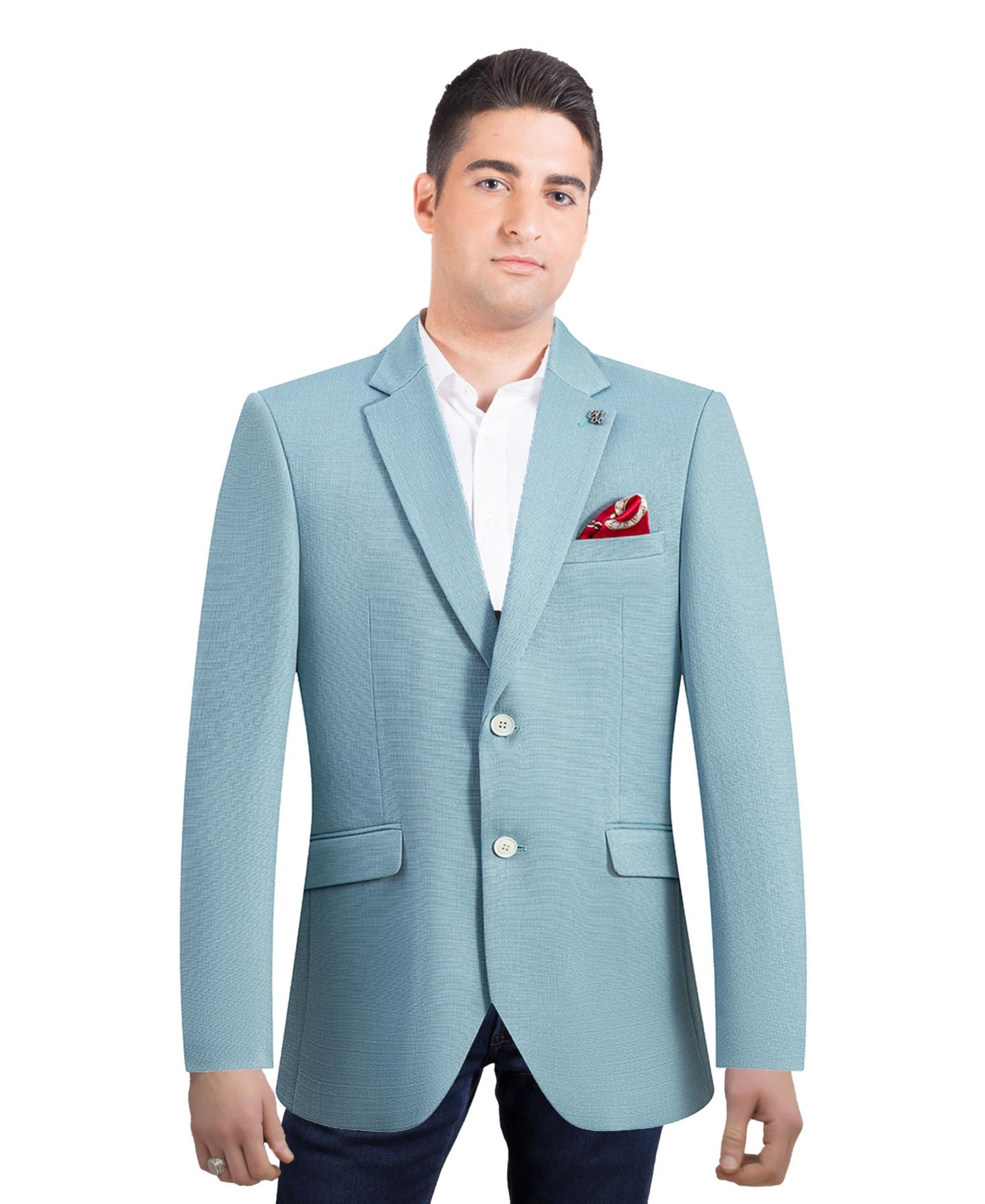 Men's Slim Fit Solid Blazer Sports Coat