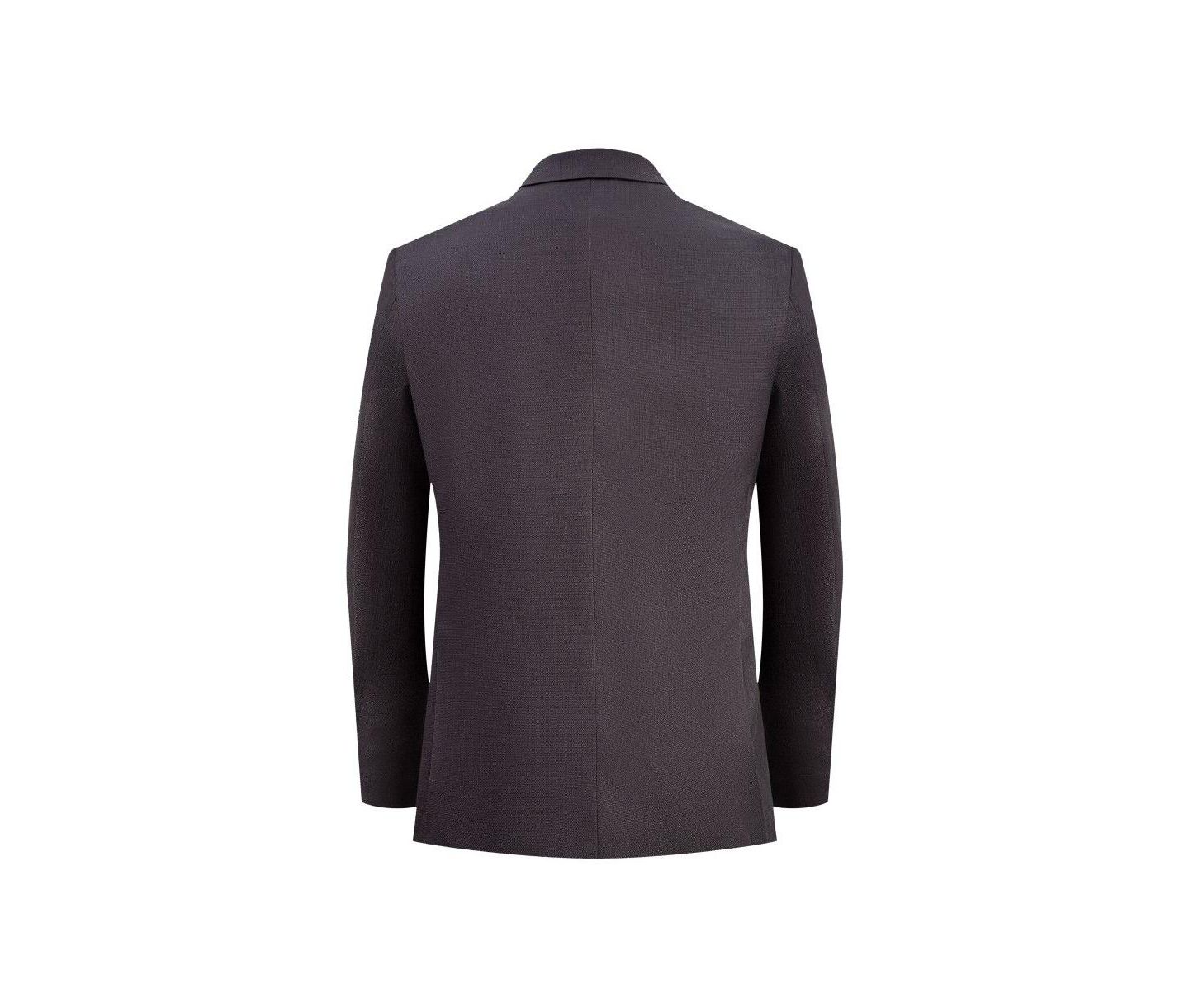 Мужская куртка Elie Balleh Slim Fit Solid Blazer Sports Coat, цвет: Чёрный — фото 4