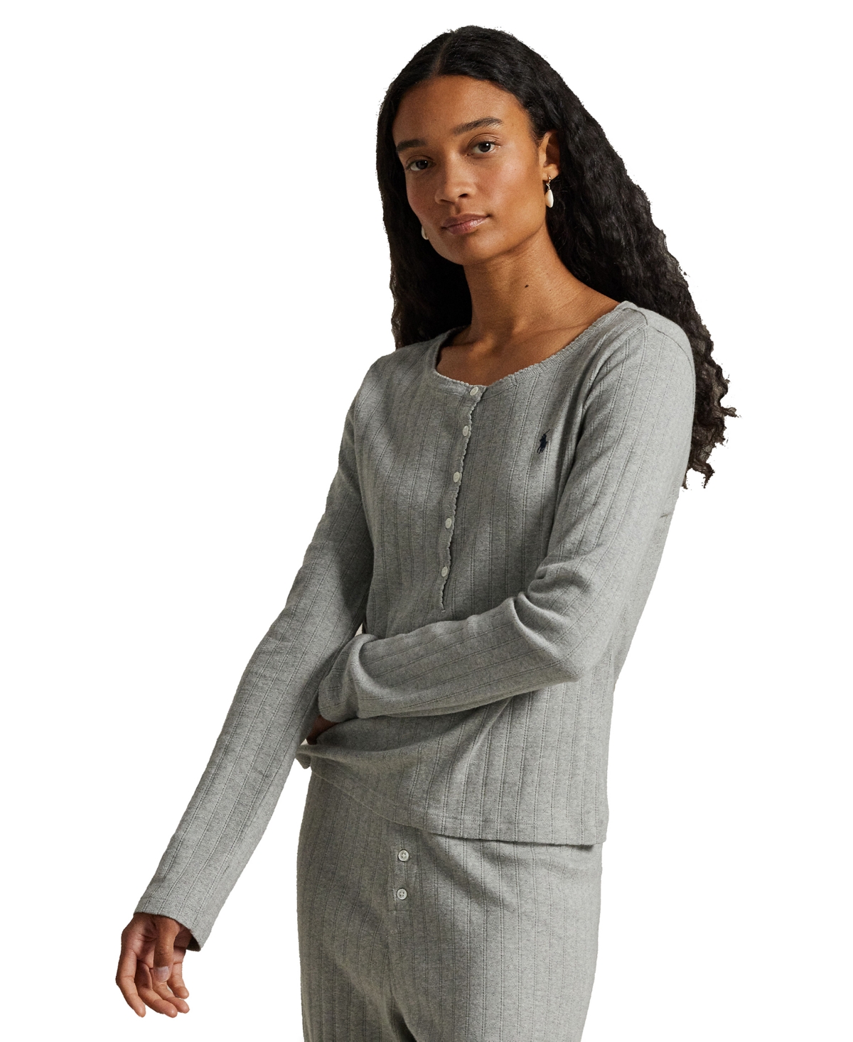 Polo Ralph Lauren Women's Cotton Top & Pants, 2-Piece Pajama Set