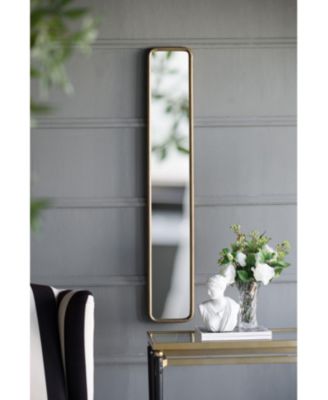 47" x 8" Slim Wall Decor Mirror, Rectangle Full Length Mirror for Hallway, Column