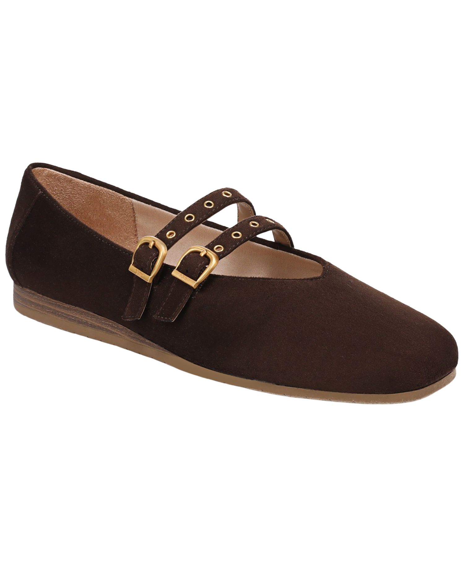 Women's Violet Mary Jane Buckle Flats