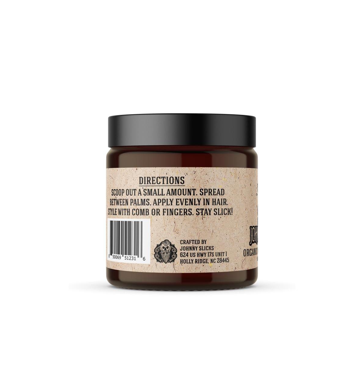 Johnny Slicks Water Based Pomade | Strong Hold and High Shine |4 oz |Original Scent