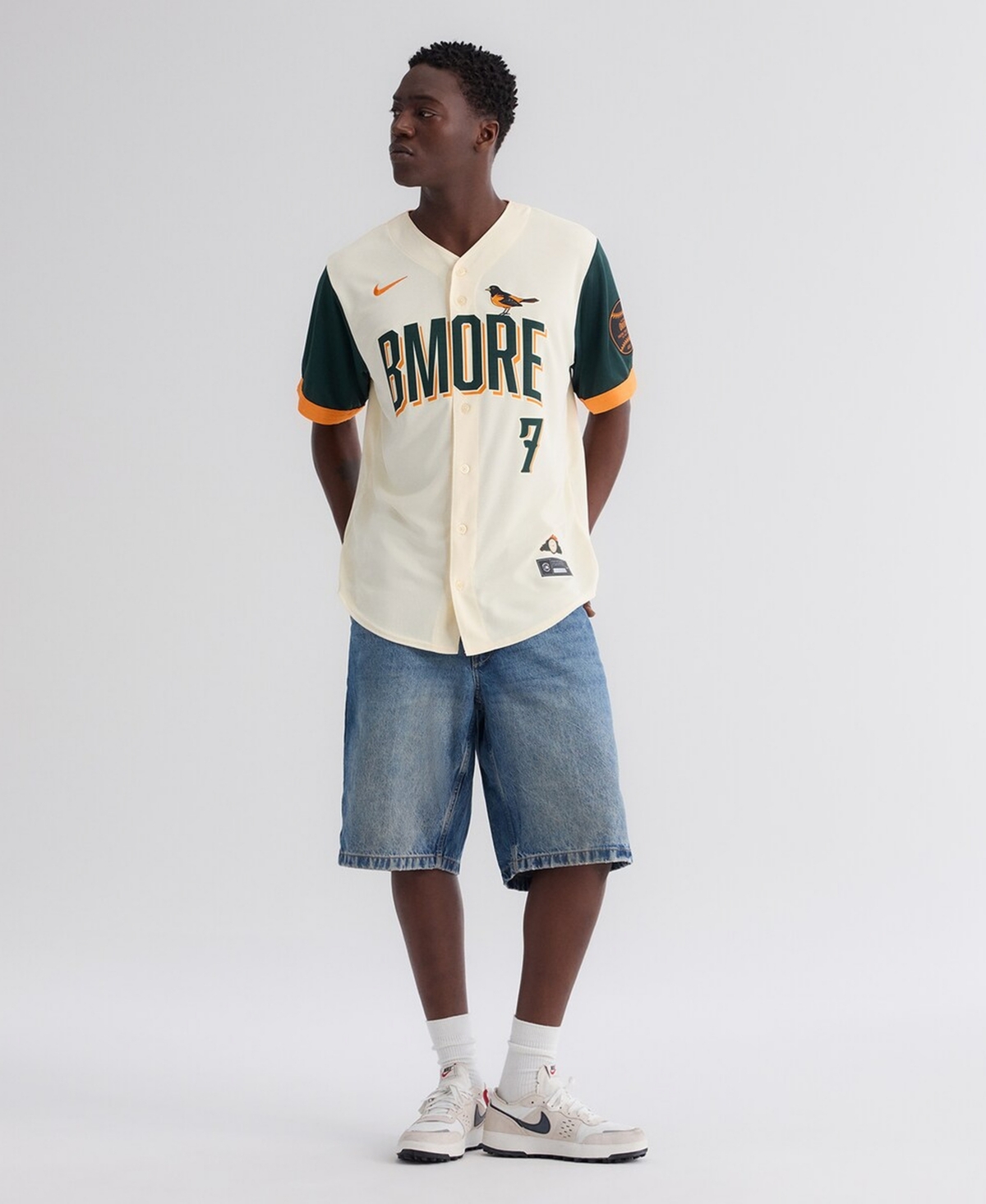 Nike Men's Jackson Holliday Natural Baltimore Orioles 2026 City Connect Stadium Jersey
