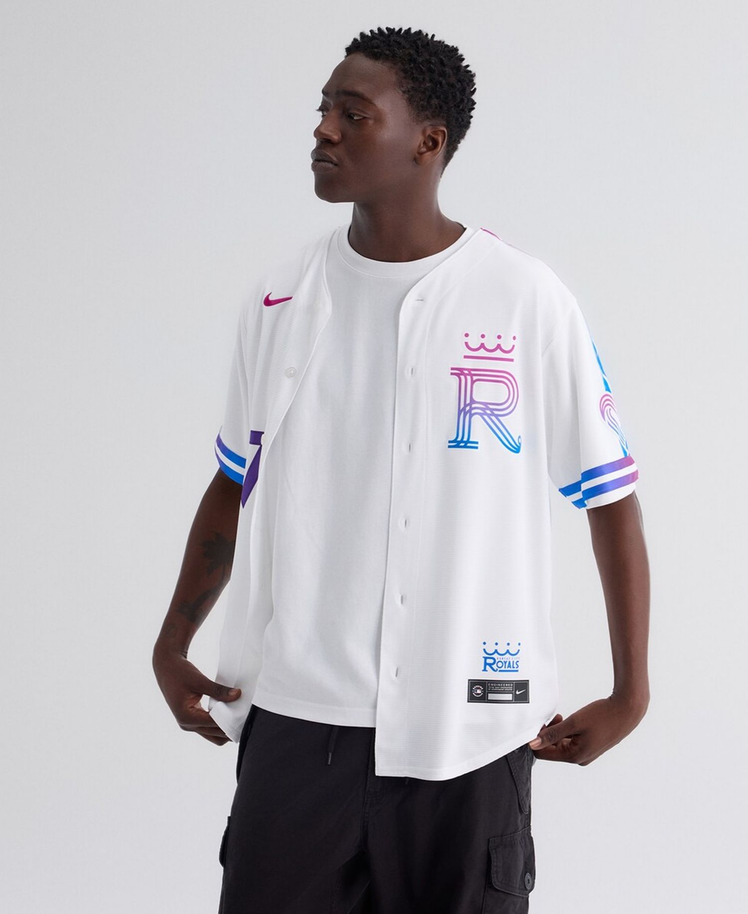 Men's Bobby Witt Jr. White Kansas City Royals 2026 City Connect Stadium Jersey