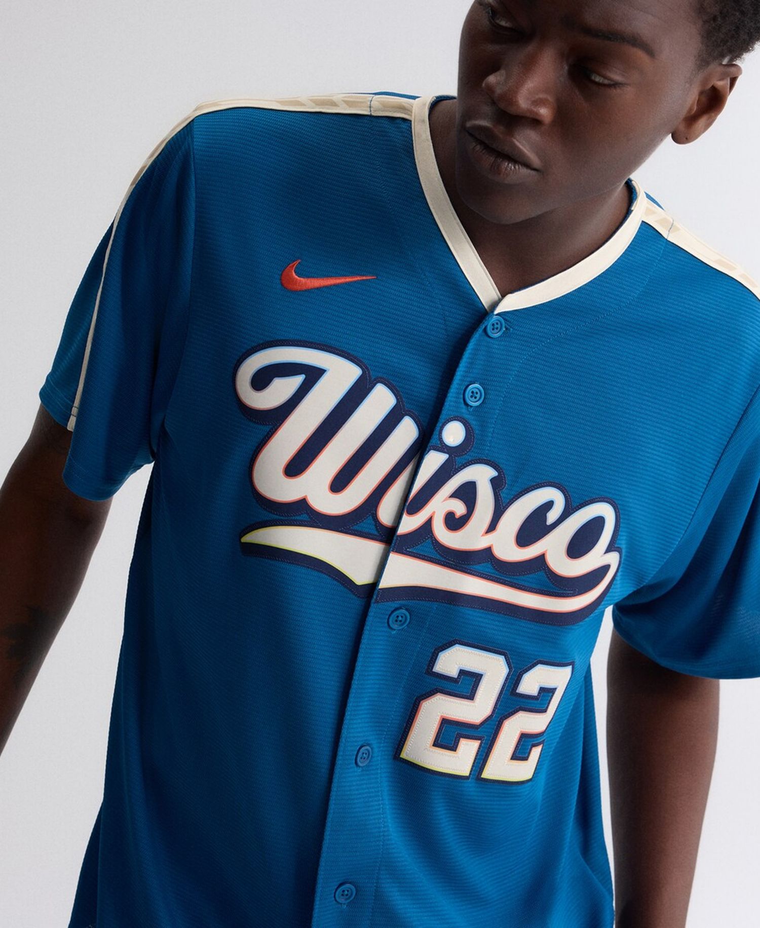 Men's Christian Yelich Mineral Blue Milwaukee Brewers 2026 City Connect Stadium Jersey