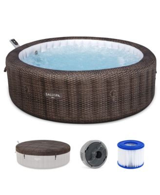 SaluSpa Bali Smart AirJet Inflatable Hot Tub w/ EnergySense Cover