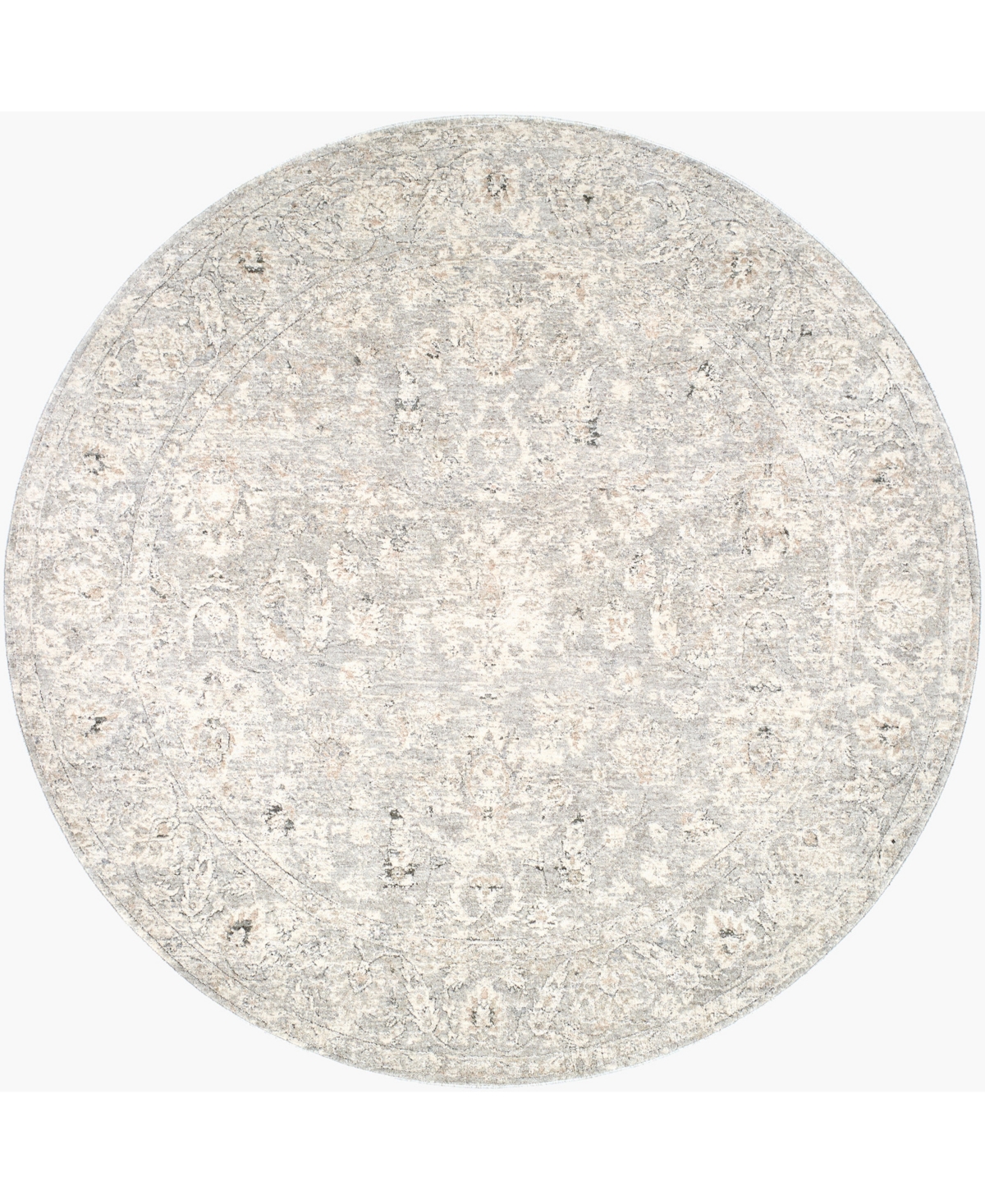 Livabliss Poetry 556912 6'7" x 6'7" Round Area Rug