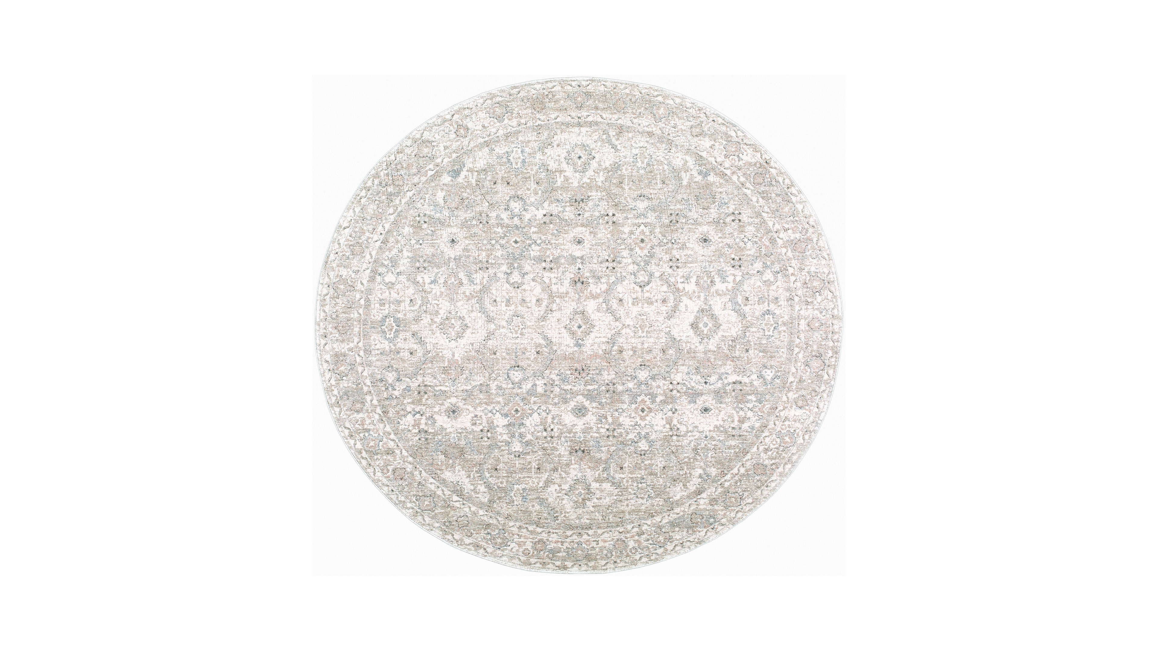 Livabliss Poetry 556928 5'3" x 5'3" Round Area Rug