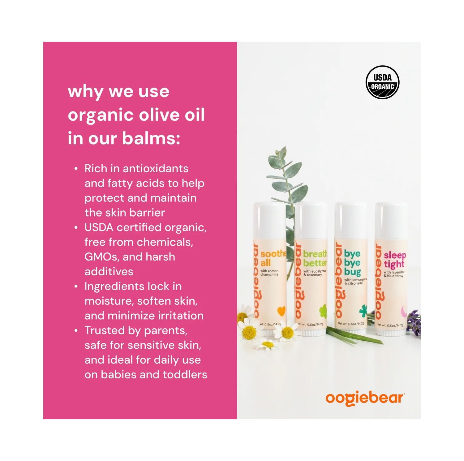 Baby 4-Pack Organic Balm Collection
