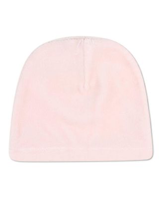 Baby Girls Ultra-Plush Cotton-Rich Velour Beanie