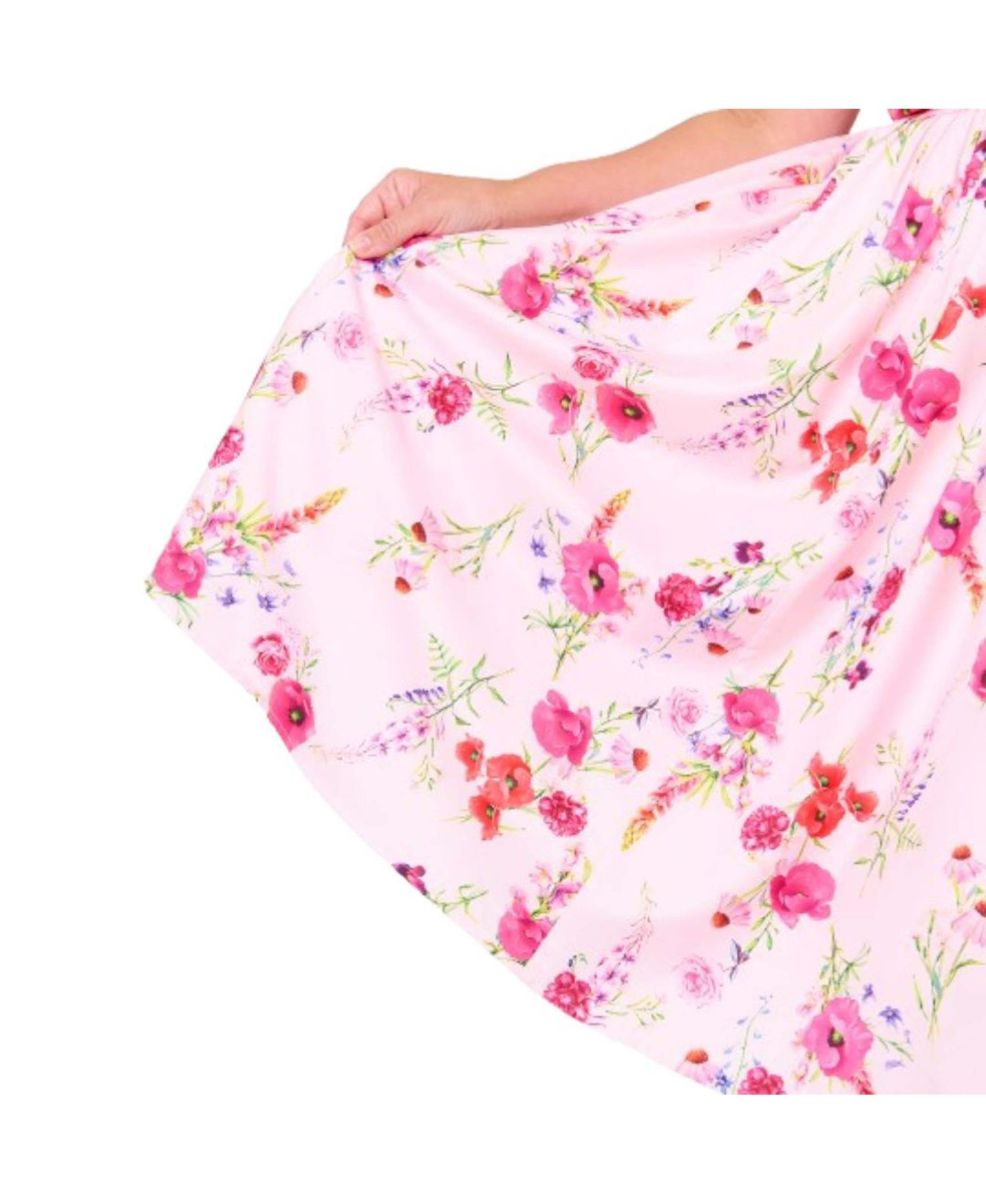 Plus Size Sweetheart Button Front Swing Dress