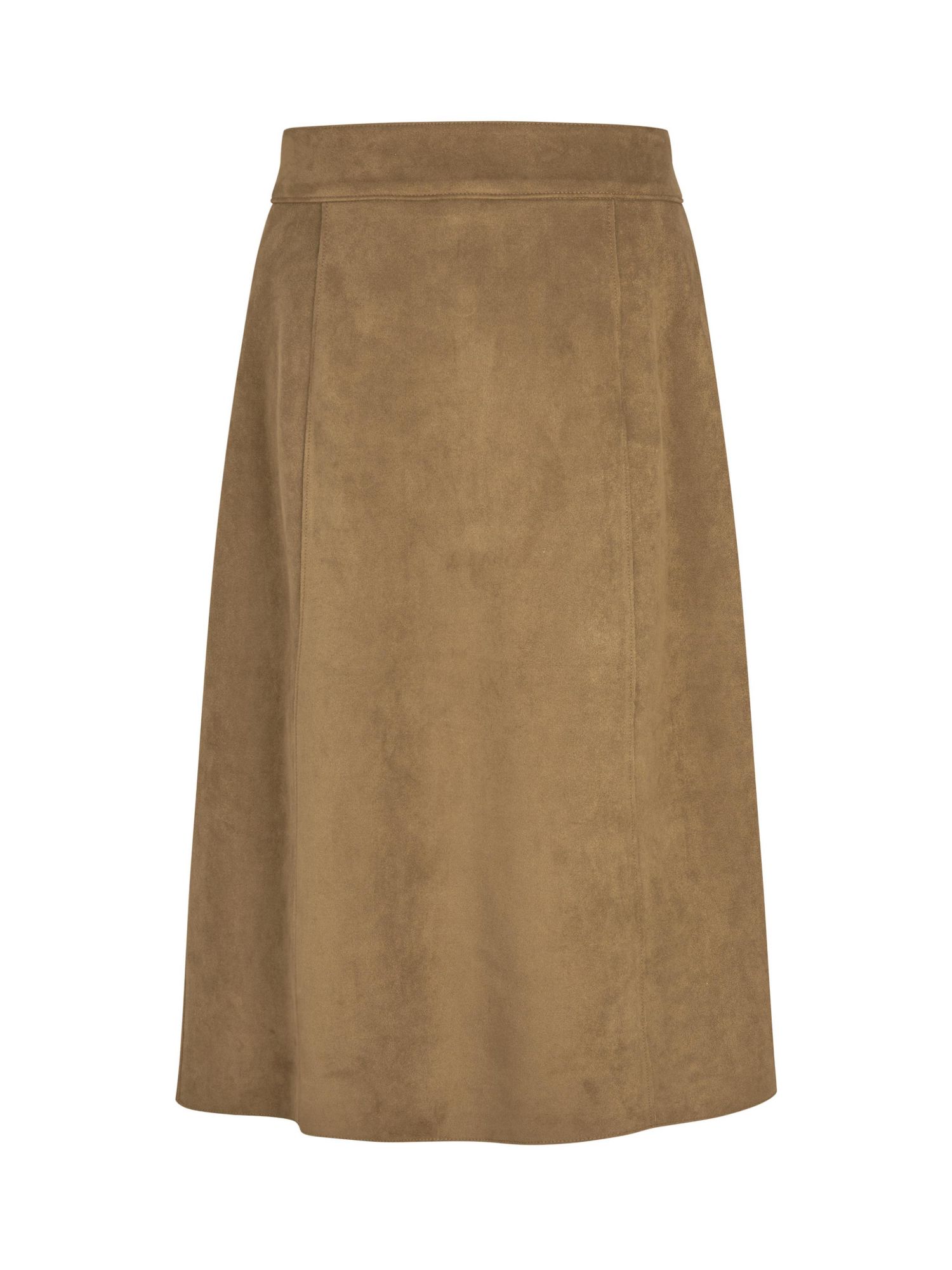 Women's Button Front Midi Skirt