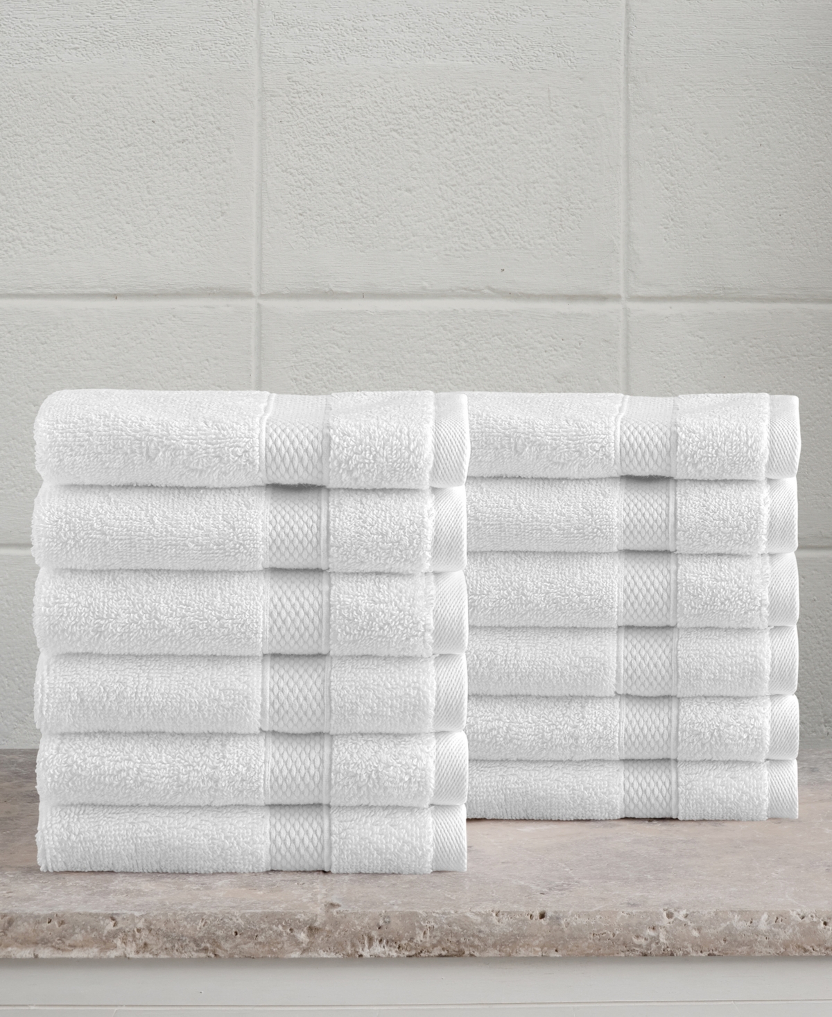 Linum Home Textiles Anovia Turkish Cotton -Piece Washcloth Set