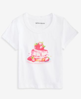 Big Girls Strawberry Shortcake Graphic Cotton T-Shirt