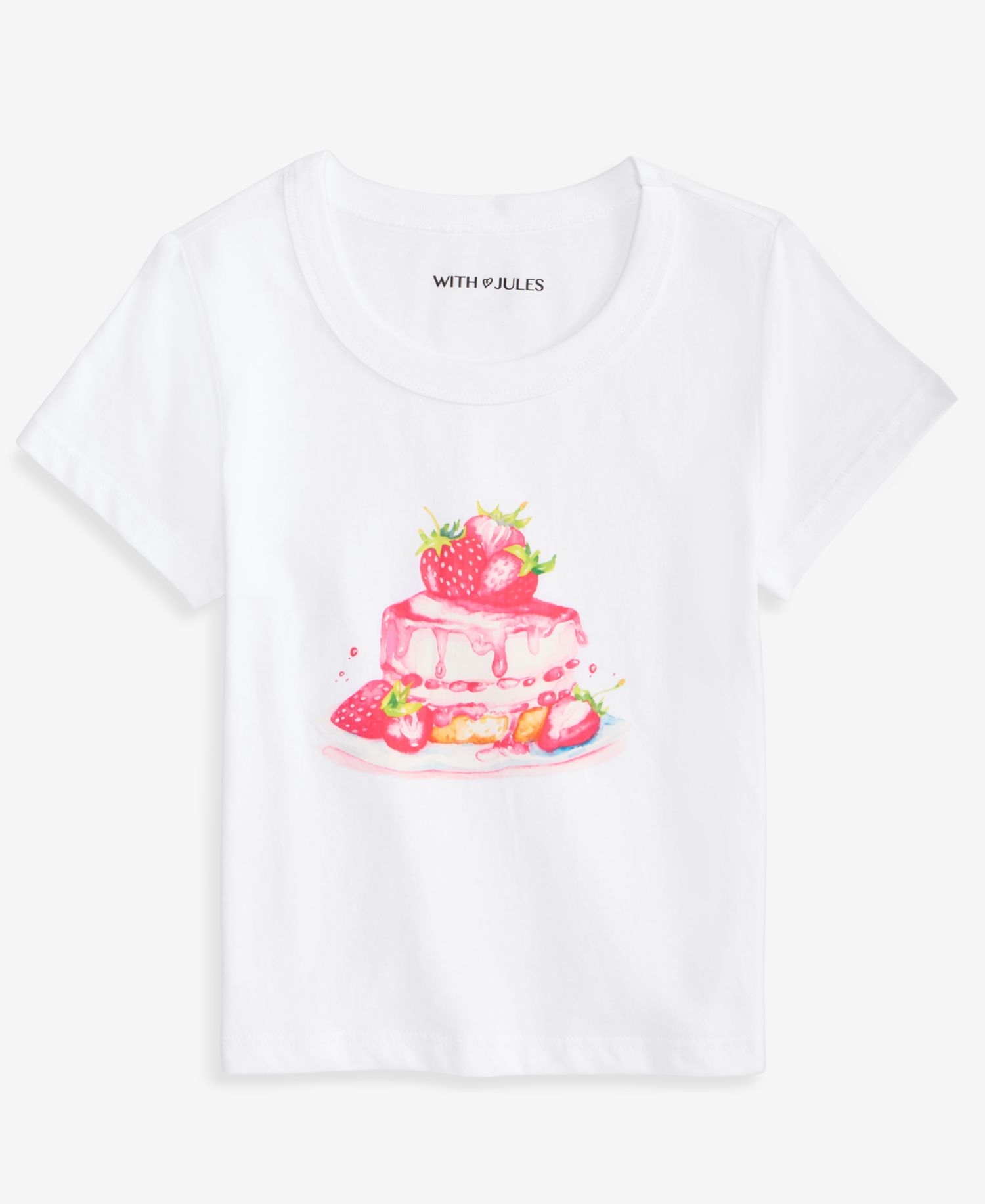 Big Girls Strawberry Shortcake Graphic Cotton T-Shirt