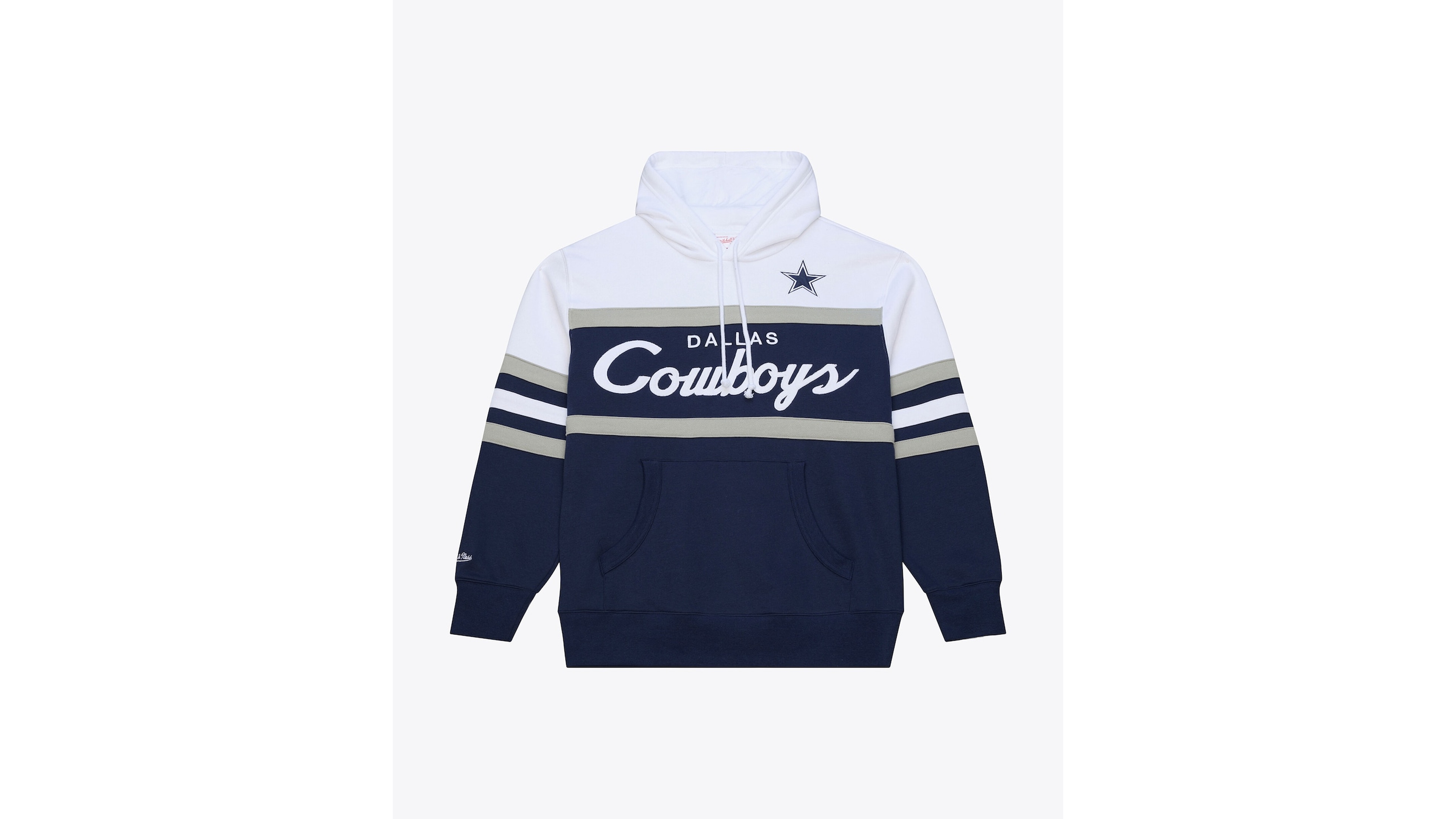 Mitchell & Ness Men's Navy Dallas Cowboys Head Coach Hoodie