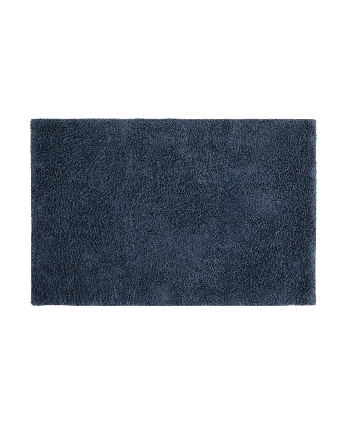 Ienjoy Home Reversible Cotton Bath Mat, 34" X 21" In Blue