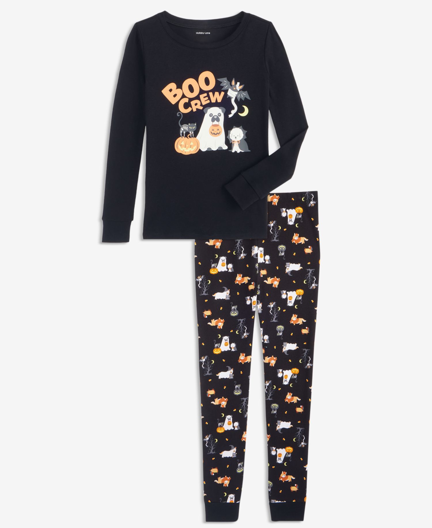 Little & Big Kids Halloween Party Snug Fit Pajama Set