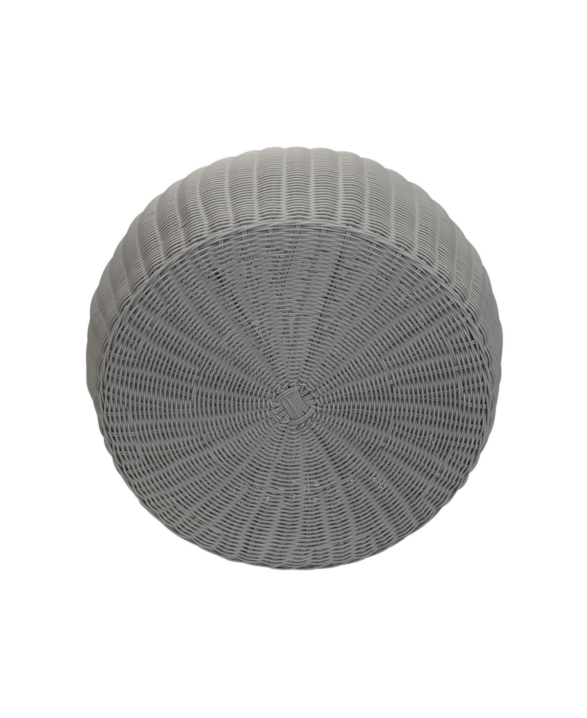 Household Essentials Handwoven Barrel Side Table