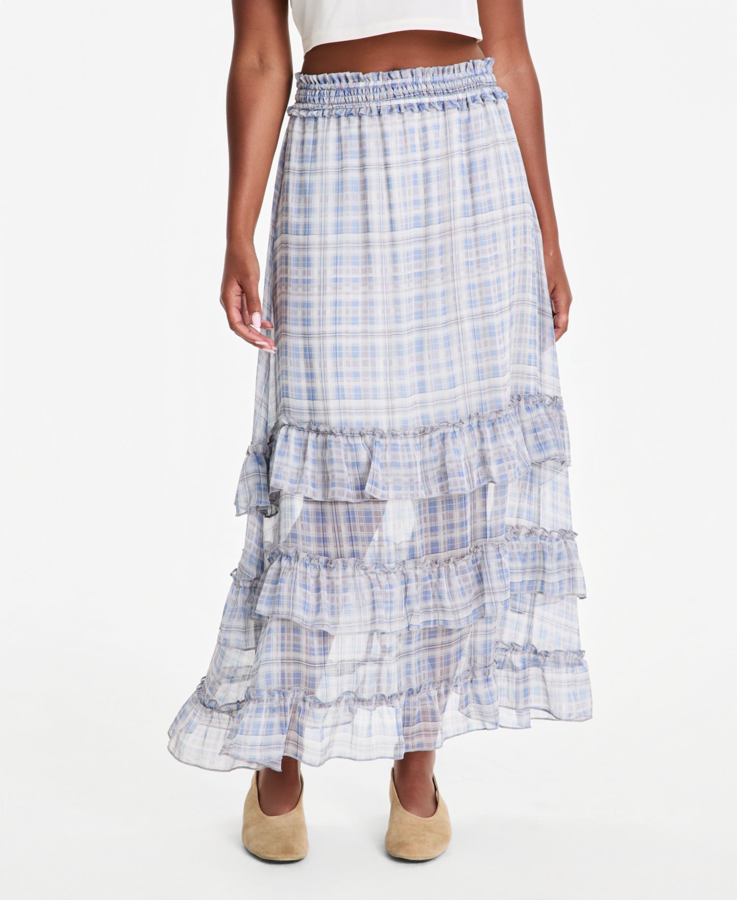 Women's Tiered Maxi Skirt