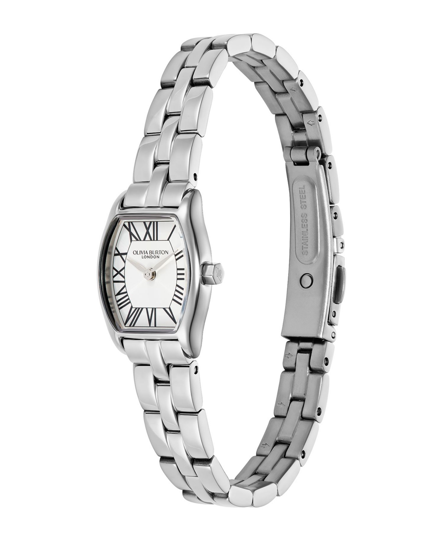 Women's Cambridge Silver-Tone Stainless Steel Bracelet Watch 17.7mm