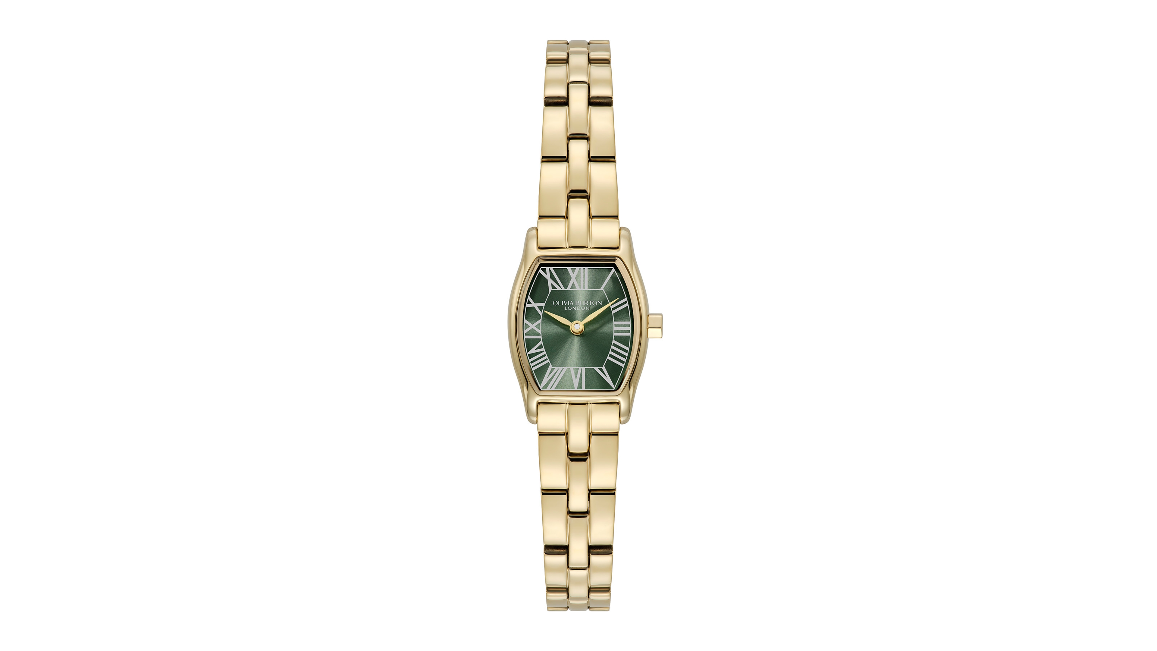 Olivia Burton Women's Cambridge Gold-Tone Stainless Steel Bracelet Watch 17.7mm