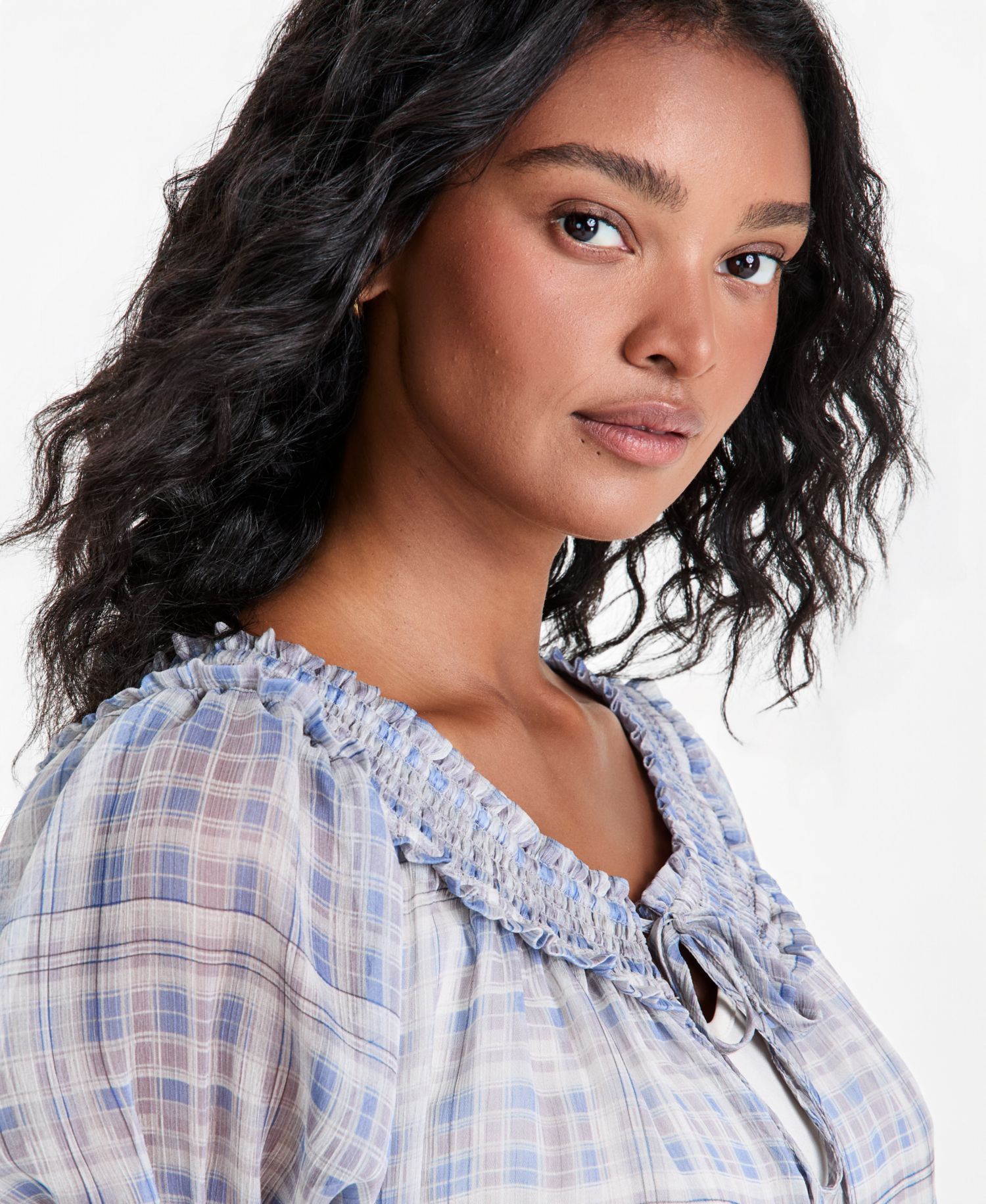Petite Scoop Neck Short-Sleeve Top