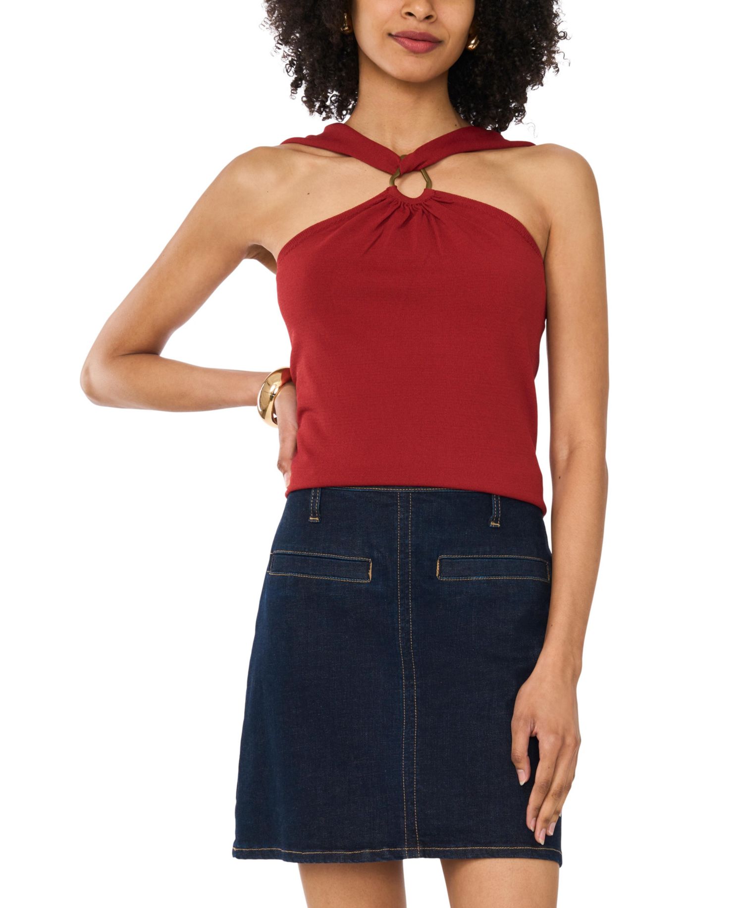 Women's Metal Ring Detail Tank Top