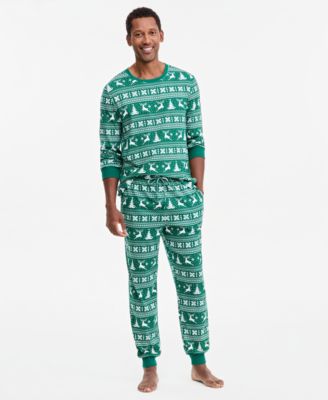Men's Tree Geo Pajama Set