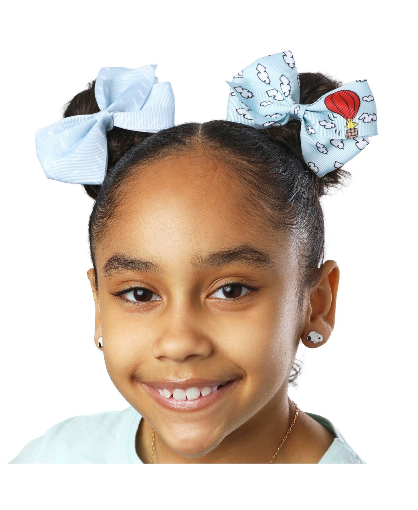 Детские аксессуары для волос Peanuts Snoopy Woodstock Hair Bows 7-Piece Set Official License, Gifts, цвет: Разноцветный — фото 2