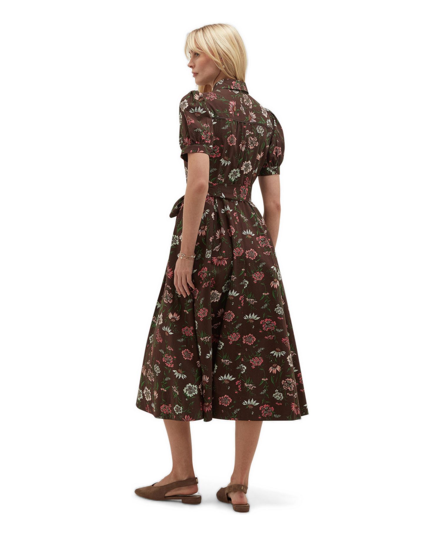 Women's Hester Floral Embroidered Shirt Dress