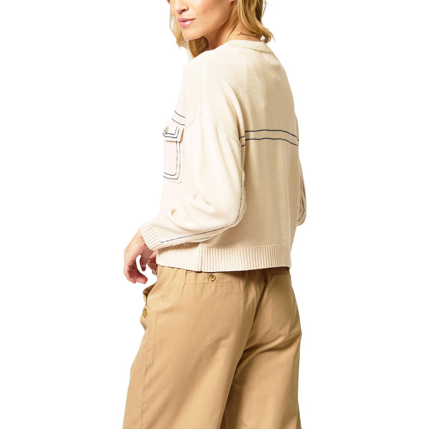 Women's Dean Topstitch Sweater