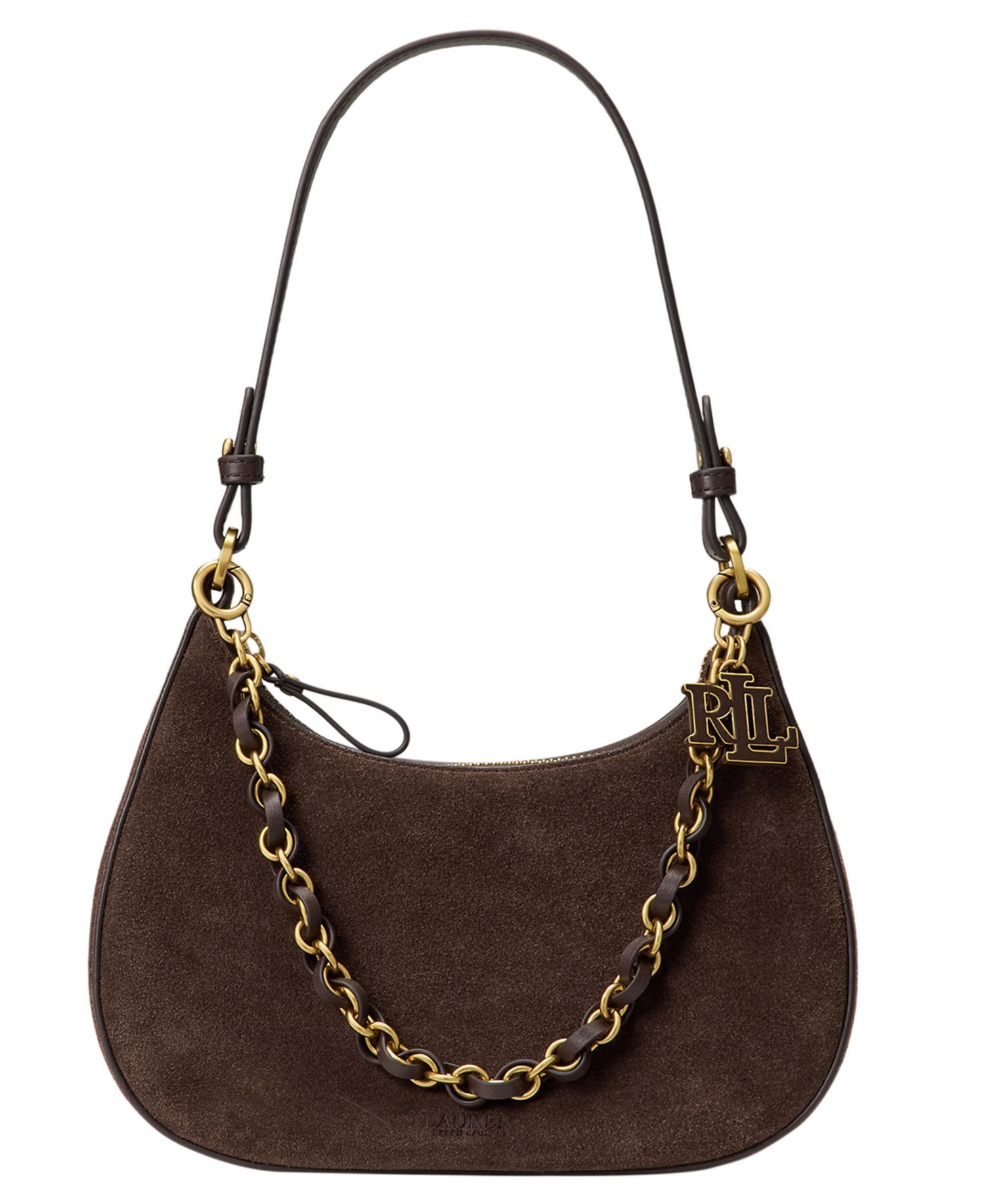 Marcy Suede Zipper Mini Shoulder Bag