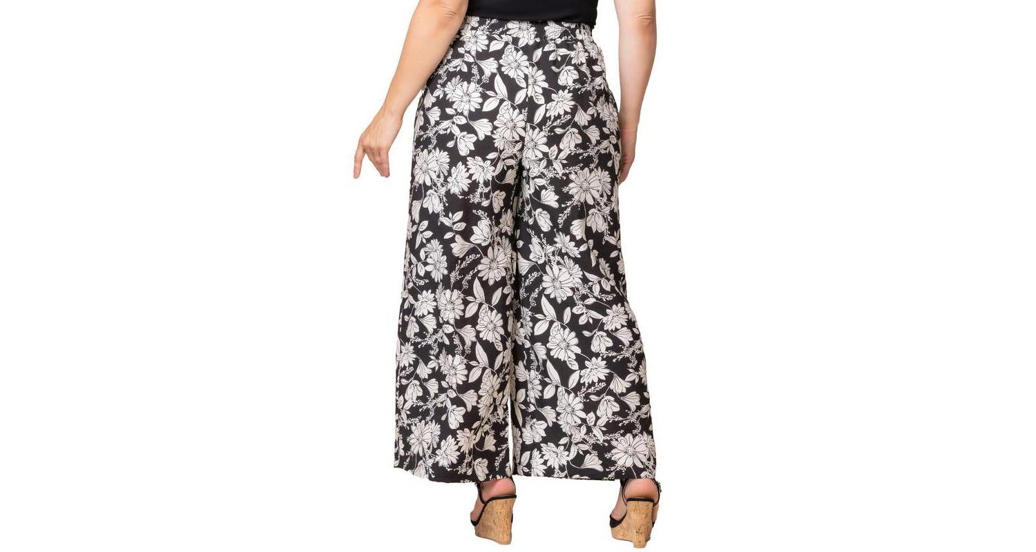 Plus Size Eva Wide Leg Palazzo Pants