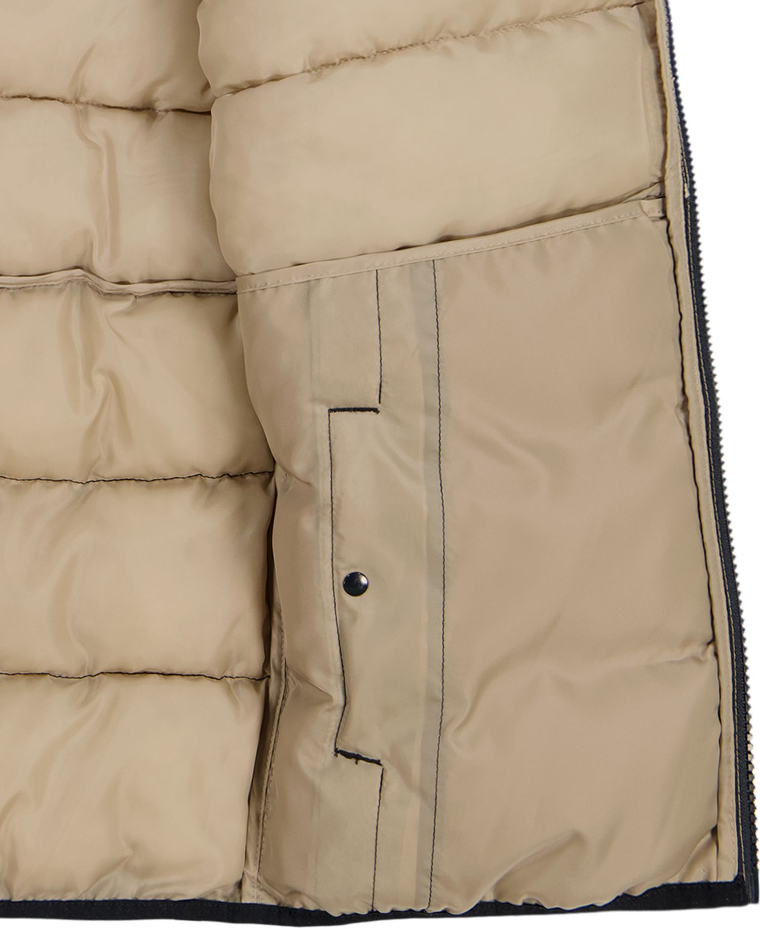 Boys' 8-20 Logo Full-Zip Puffer Hooded Jacket